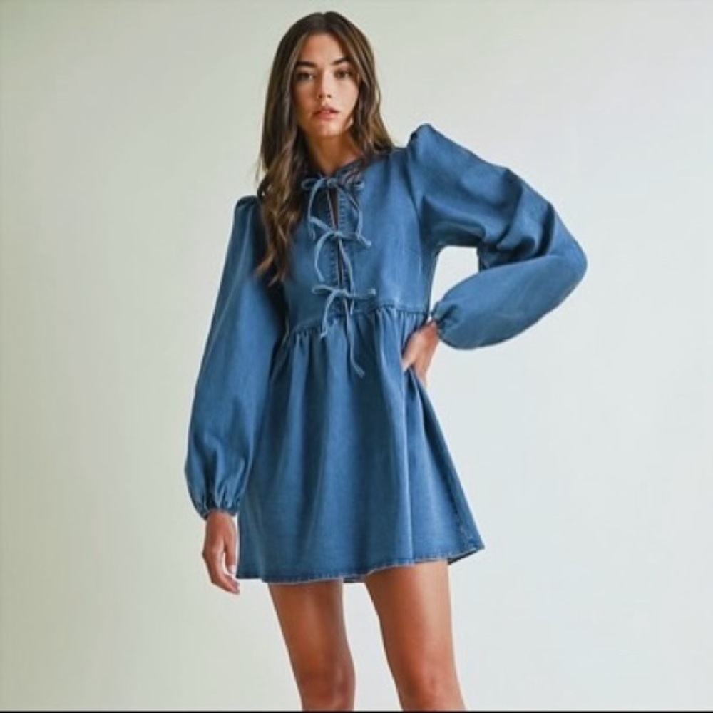 Denim Mini Dress